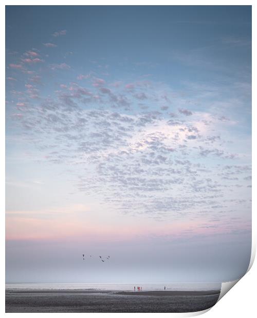 Big Sky, Lancing, Sussex Print by Mark Jones