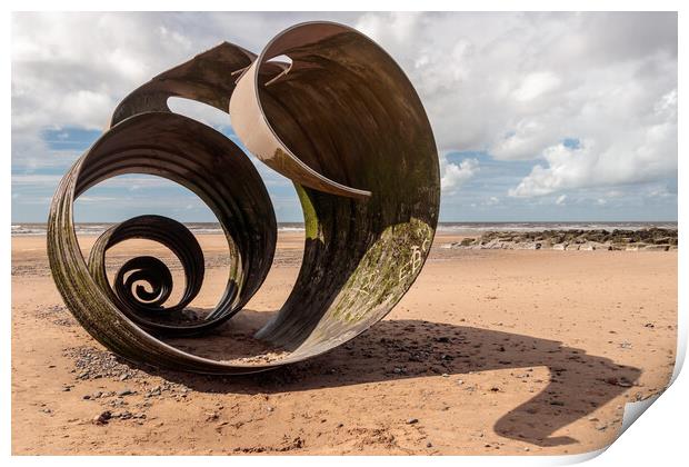 Mary's Shell, Cleveleys Print by Wendy Williams CPAGB