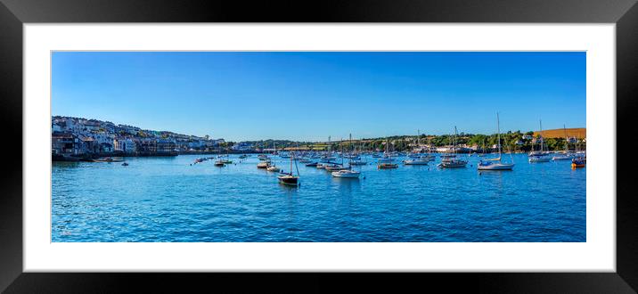 Falmouth Harbour Framed Mounted Print by Maggie McCall