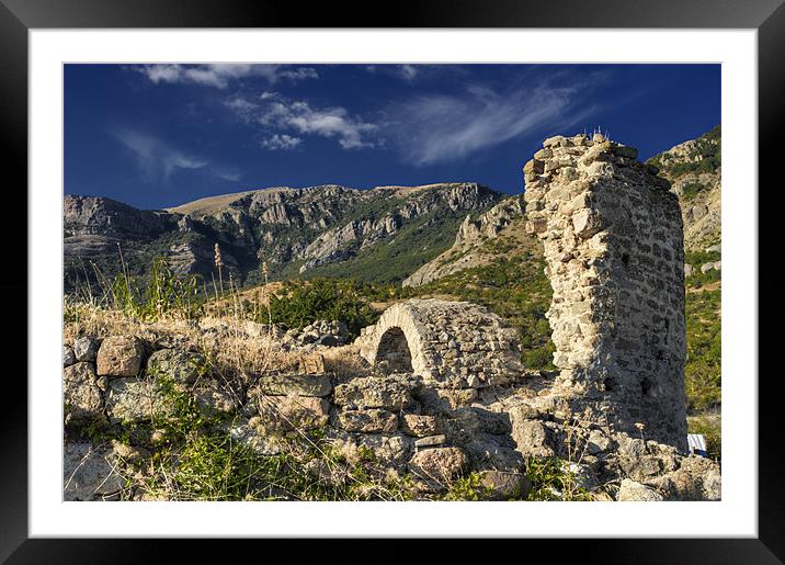 Fortress Funa ruins Framed Mounted Print by Sergey Golotvin
