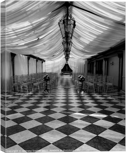 The chequered room Canvas Print by Anthony Goehler