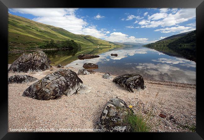 Loch Arkaig Framed Print by John Cameron