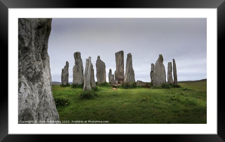 Callanish Stone Circle Framed Mounted Print by Chris Mobberley