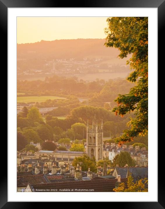 St Saviour’s Church glows in a golden morning Framed Mounted Print by Rowena Ko