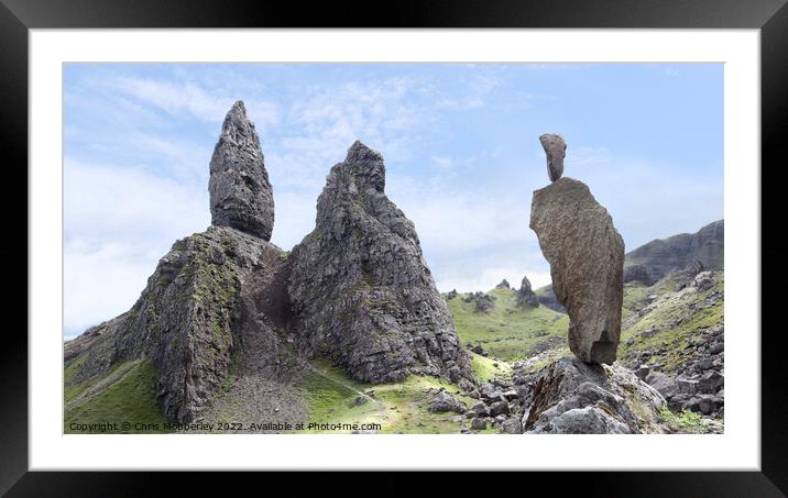 Old Man of Storr  Framed Mounted Print by Chris Mobberley