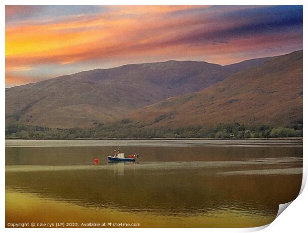 loch linnhe fort william Print by dale rys (LP)