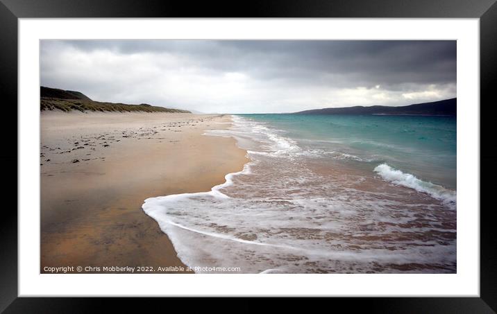 Luskentyre Beach, Harris Framed Mounted Print by Chris Mobberley