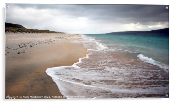 Luskentyre Beach, Harris Acrylic by Chris Mobberley