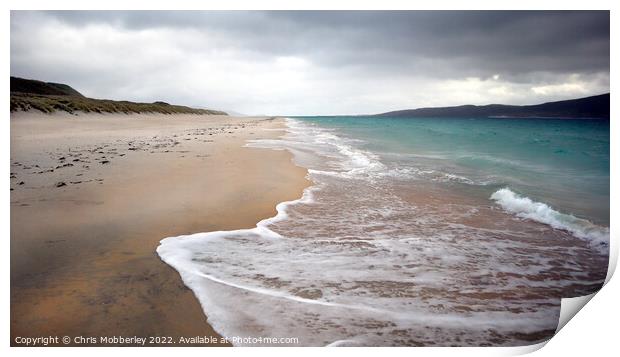 Luskentyre Beach, Harris Print by Chris Mobberley
