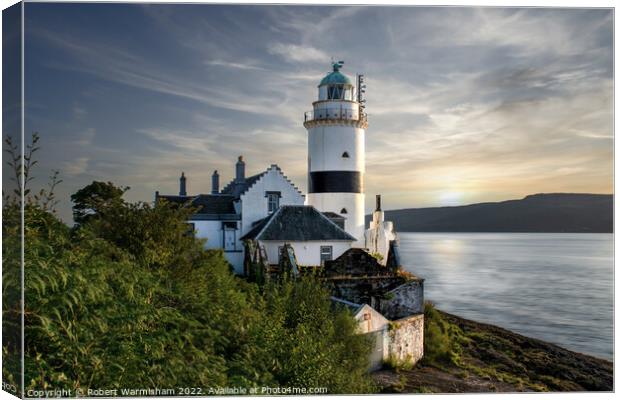 Guiding Light on the Scottish Coast Canvas Print by RJW Images