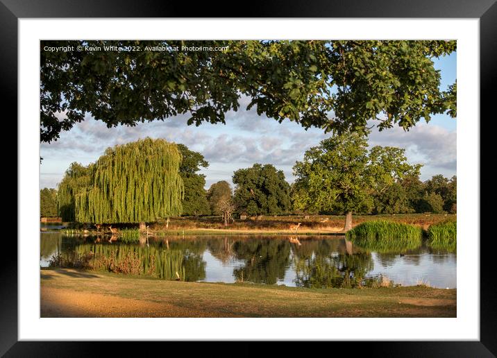 Best walks in Surrey Framed Mounted Print by Kevin White