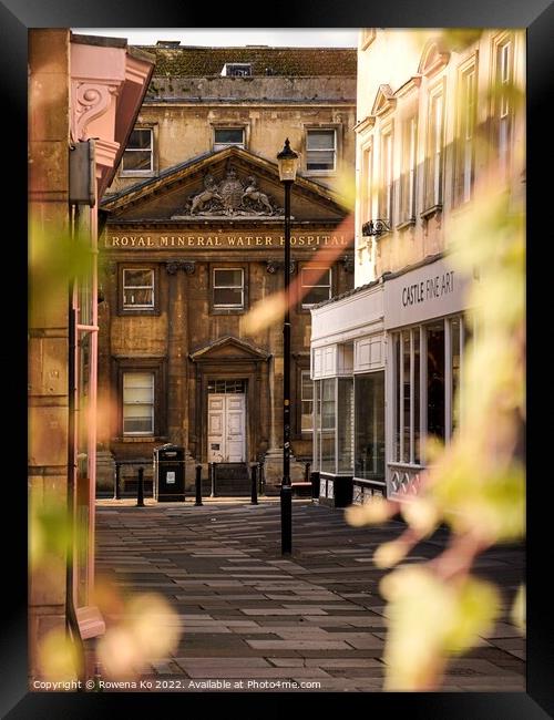 Morning View of Old Bond Street Framed Print by Rowena Ko