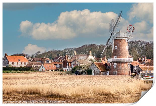 The Historic Beauty of Cley Print by Jim Key