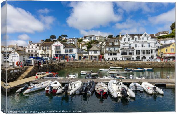 St Mawes Harbour  Canvas Print by Jim Monk