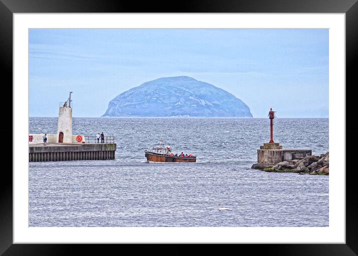 Glorious entering home port of Girvan, South Ayrsh Framed Mounted Print by Allan Durward Photography