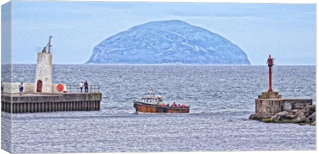 Glorious coming home to Girvan Canvas Print by Allan Durward Photography