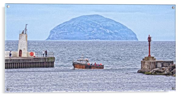 Glorious coming home to Girvan Acrylic by Allan Durward Photography