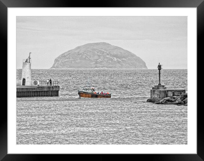 Glorious home in Girvan (abstract) Framed Mounted Print by Allan Durward Photography