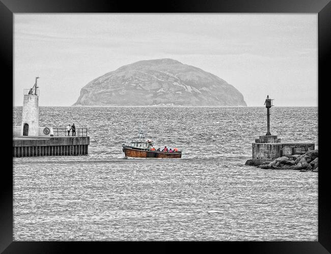 Glorious home in Girvan (abstract) Framed Print by Allan Durward Photography