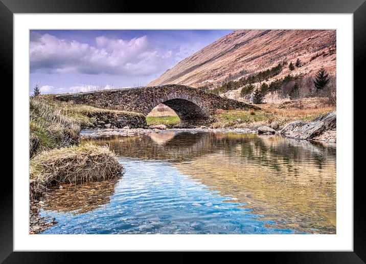 Butter Bridge Argyll Framed Mounted Print by Valerie Paterson