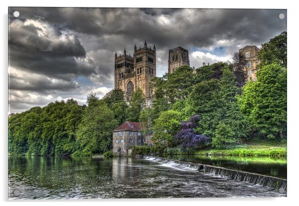 Durham Cathedral Acrylic by Kevin Tate