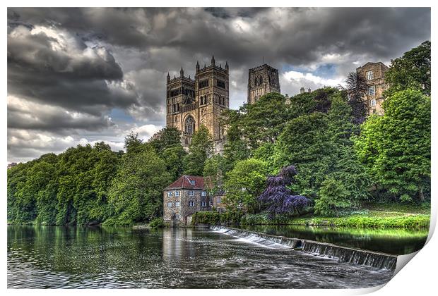 Durham Cathedral Print by Kevin Tate