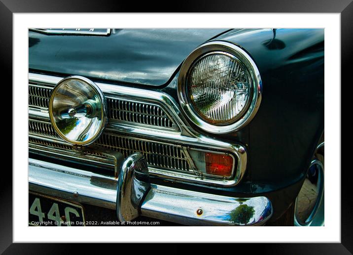 Classic Elegance: The Ford Cortina Mark 1 Framed Mounted Print by Martin Day