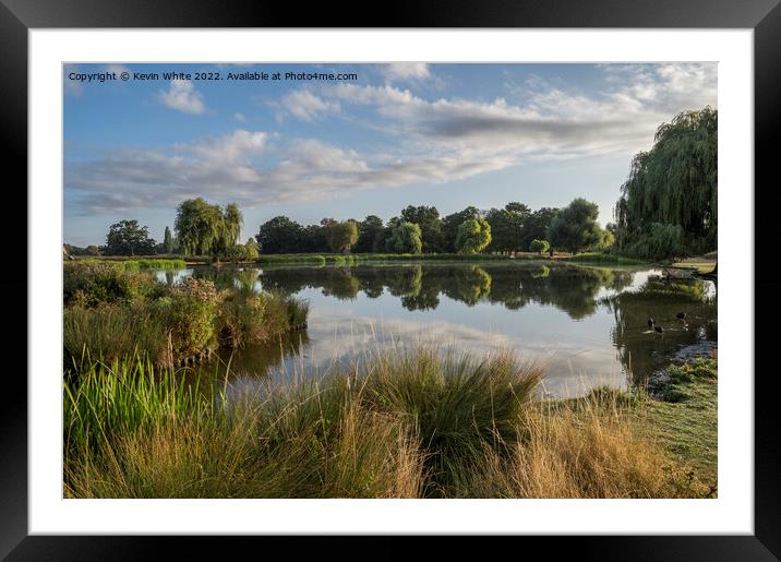 Colours of the morning light Framed Mounted Print by Kevin White