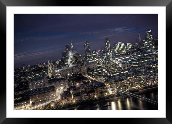 St Pauls Cathedral Framed Mounted Print by Gary Mather