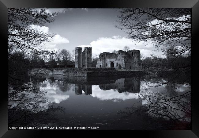 Kirby Muxloe Castle Framed Print by Simon Gladwin
