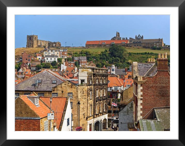 Whitby  Framed Mounted Print by Darren Galpin