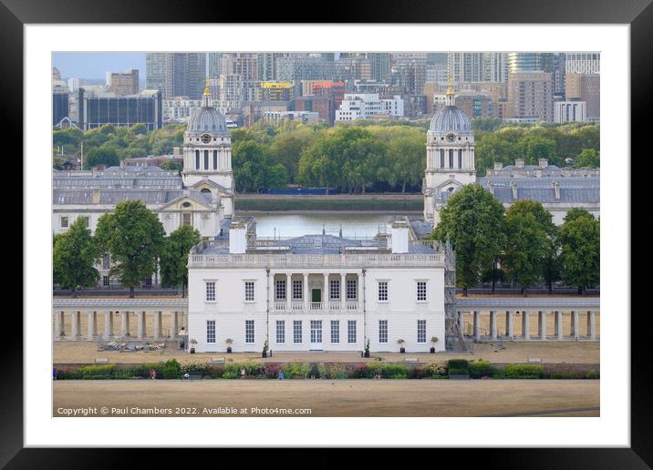 Royal Greenwichs Architectural Treasure Framed Mounted Print by Paul Chambers