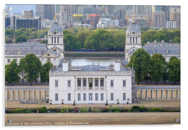Royal Greenwichs Architectural Treasure Acrylic by Paul Chambers