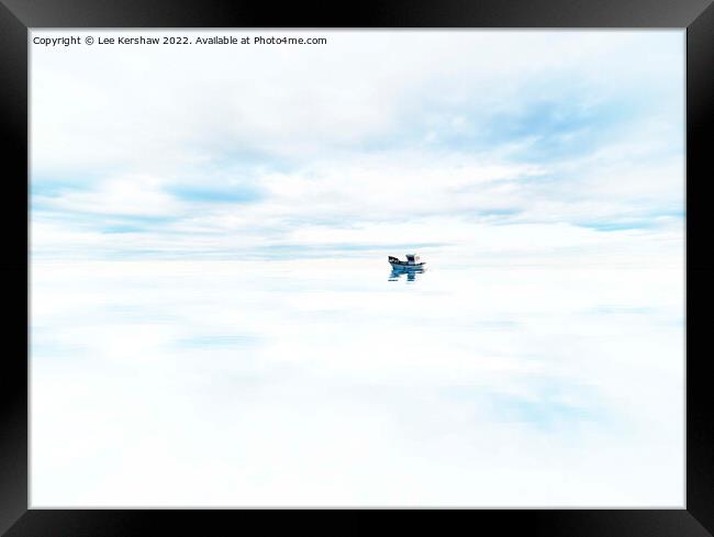 Serenity in the Sky Framed Print by Lee Kershaw