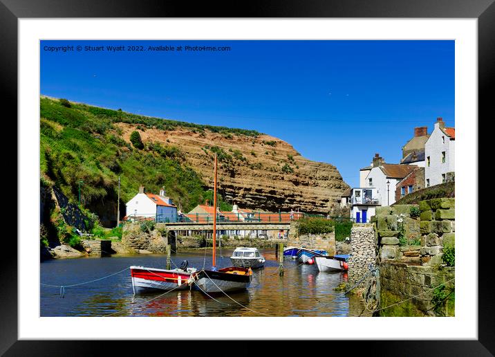Staithes Beck Framed Mounted Print by Stuart Wyatt