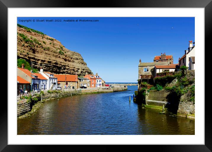 Staithes Beck Framed Mounted Print by Stuart Wyatt