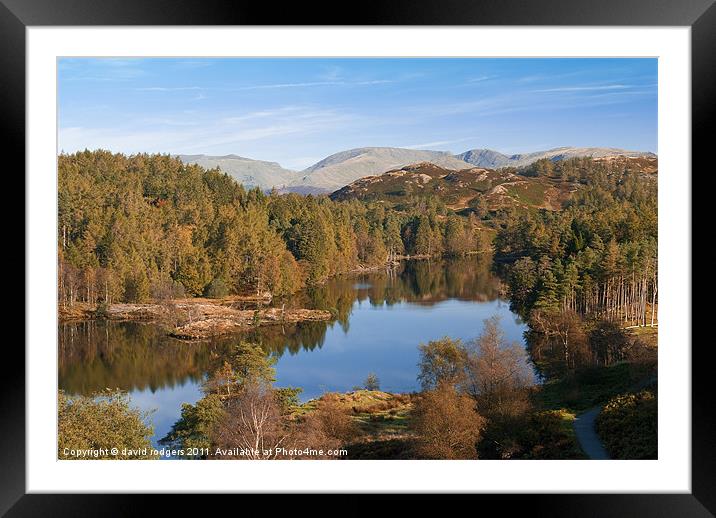 Tarn howe Framed Mounted Print by david rodgers