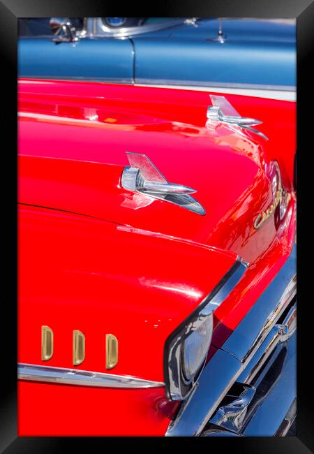 Chevrolet Belair car Framed Print by Phil Crean