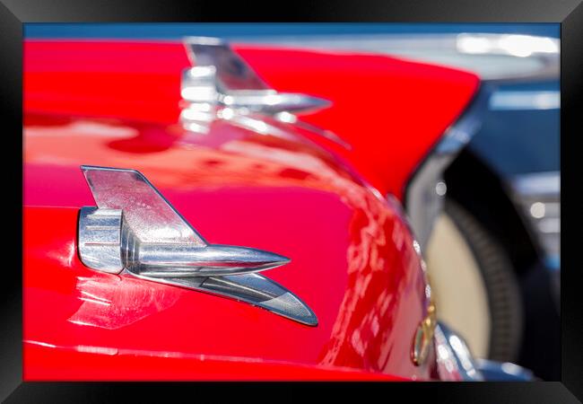 Chevrolet Belair abstract Framed Print by Phil Crean