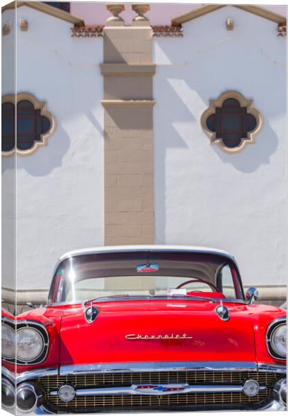 Red Chevrolet  Canvas Print by Phil Crean