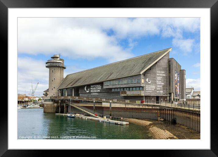 National Maritime Museum, Falmouth Framed Mounted Print by Jim Monk