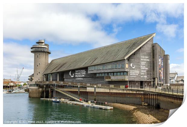 National Maritime Museum, Falmouth Print by Jim Monk