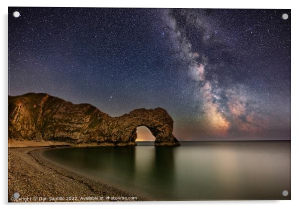 Durdle Door, Dorset Acrylic by Dan Santillo