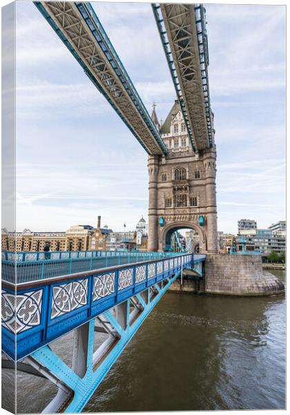 Tower Bridge over the River Thames Canvas Print by Jason Wells