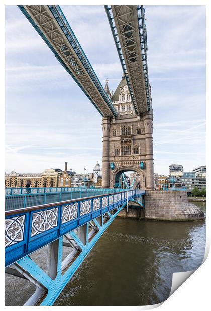 Tower Bridge over the River Thames Print by Jason Wells