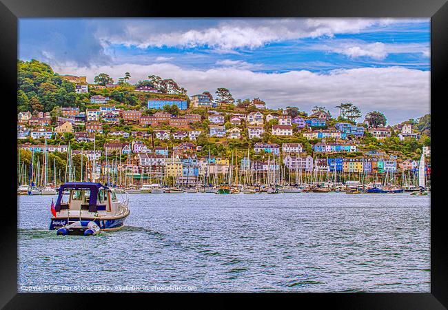 Serenity on the River Dart Framed Print by Ian Stone