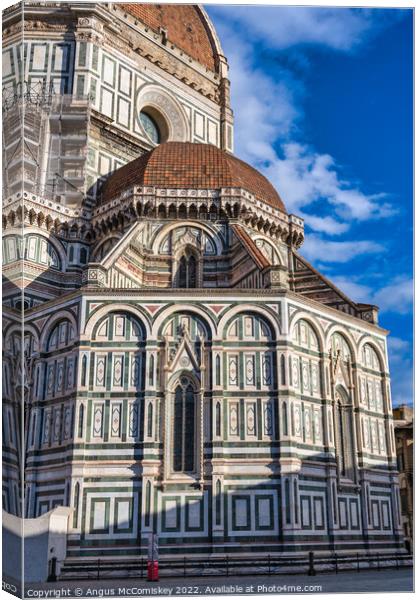 Duomo at sunrise, Florence, Tuscany Canvas Print by Angus McComiskey