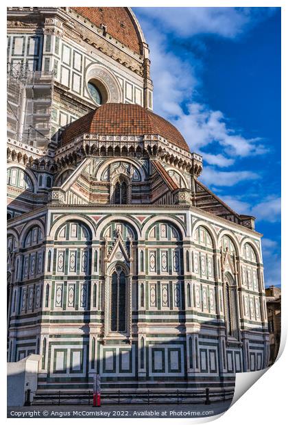 Duomo at sunrise, Florence, Tuscany Print by Angus McComiskey