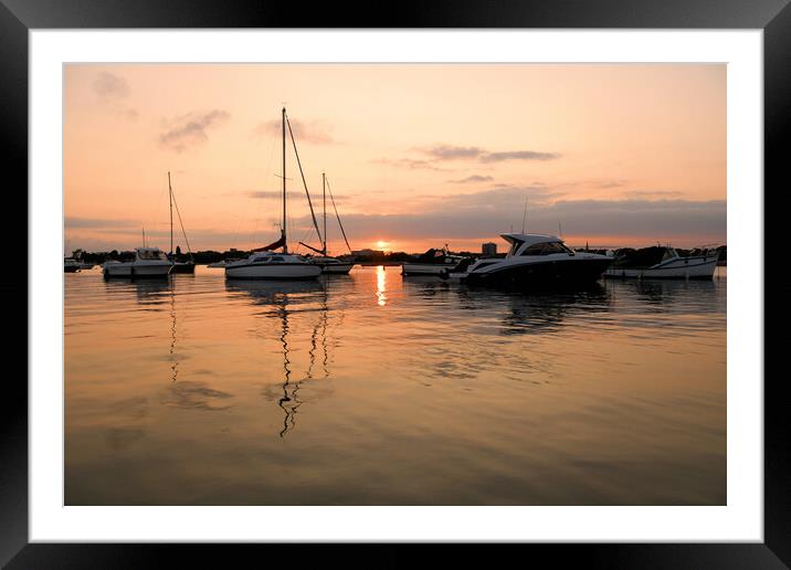 End of the day Framed Mounted Print by paul cobb