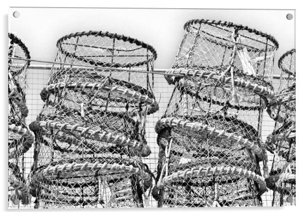Just Lobster Pots  Acrylic by Rosie Spooner